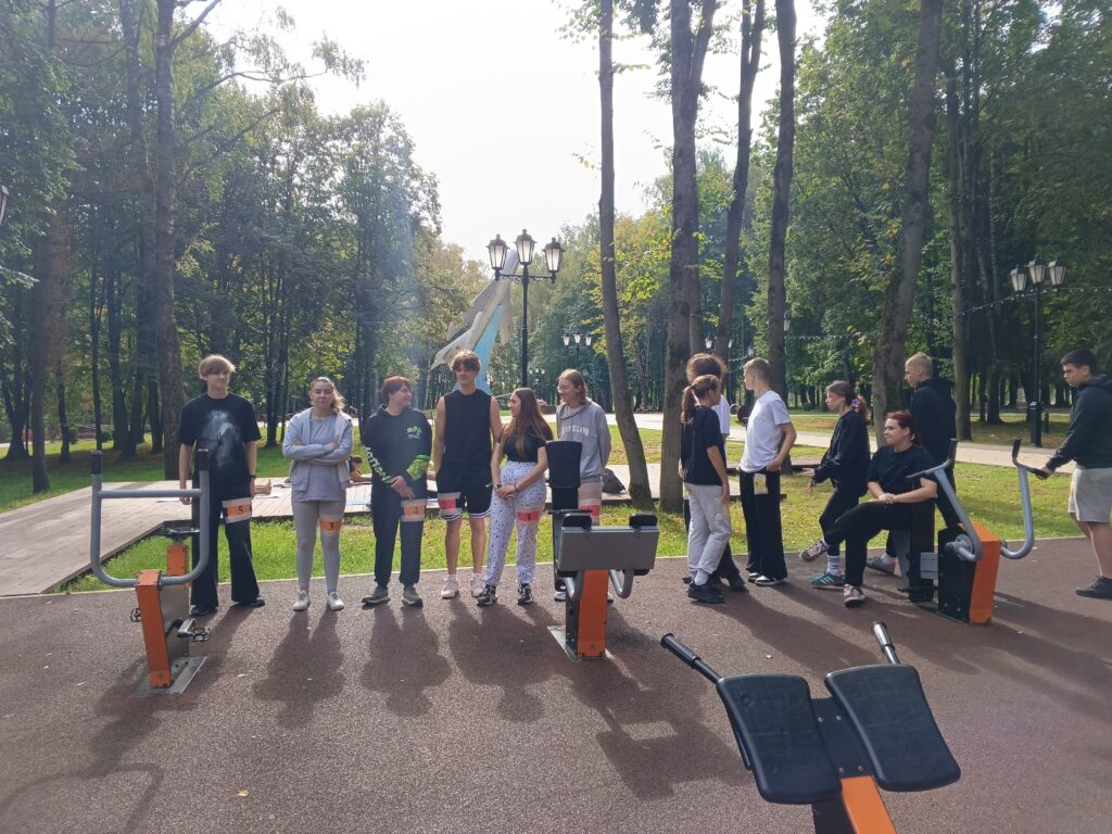 Ребята приняли участие в соревнованиях по пятиборью